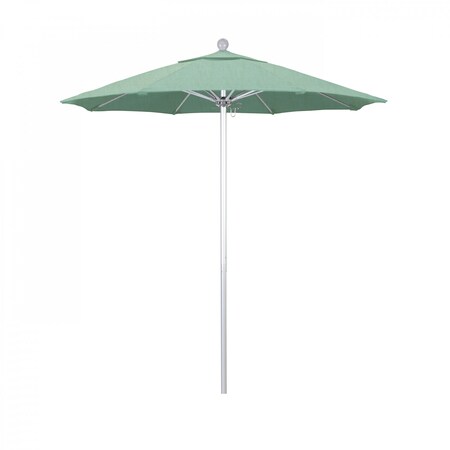 California Umbrella Patio Umbrella, Octagon, 96" H, Sunbrella Fabric, Spectrum Mist 194061002735
