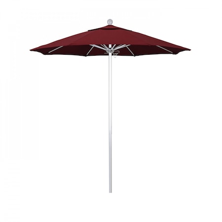 California Umbrella Patio Umbrella, Octagon, 96" H, Sunbrella Fabric, Spectrum Ruby 194061002780