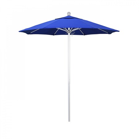 California Umbrella Patio Umbrella, Octagon, 96" H, Sunbrella Fabric, Pacific Blue 194061002797