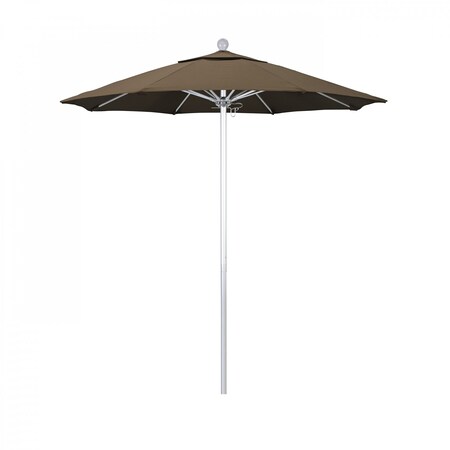 California Umbrella Patio Umbrella, Octagon, 96" H, Sunbrella Fabric, Cocoa 194061002957