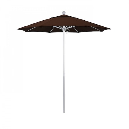 California Umbrella Patio Umbrella, Octagon, 96" H, Sunbrella Fabric, Bay Brown 194061002971