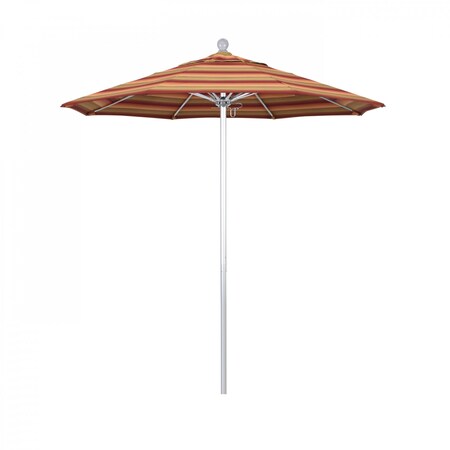 California Umbrella Patio Umbrella, Octagon, 96" H, Sunbrella Fabric, Astoria Sunset 194061003121