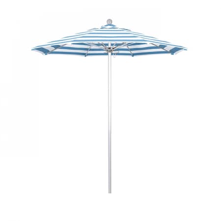 California Umbrella Patio Umbrella, Octagon, 96" H, Sunbrella Fabric, Cabana Regatta 194061003169
