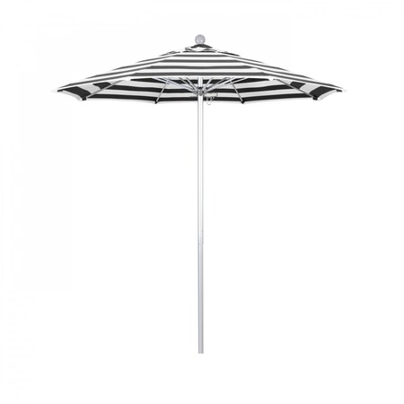 California Umbrella Patio Umbrella, Octagon, 96" H, Sunbrella Fabric, Cabana Classic 194061003176