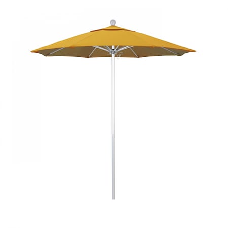 California Umbrella Patio Umbrella, Octagon, 96" H, Olefin Fabric, Lemon 194061003251