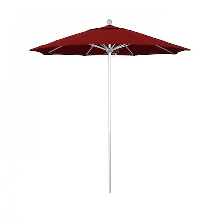 California Umbrella Patio Umbrella, Octagon, 96" H, Pacifica Fabric, Red 194061003404