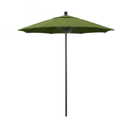California Umbrella Patio Umbrella, Octagon, 96" H, Sunbrella Fabric, Spectrum Cilantro 194061003602
