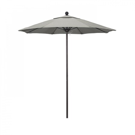 California Umbrella Patio Umbrella, Octagon, 96" H, Sunbrella Fabric, Granite 194061003664