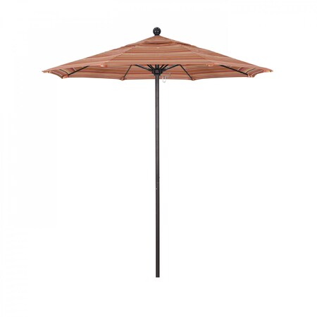 California Umbrella Patio Umbrella, Octagon, 96" H, Sunbrella Fabric, Dolce Mango 194061003954