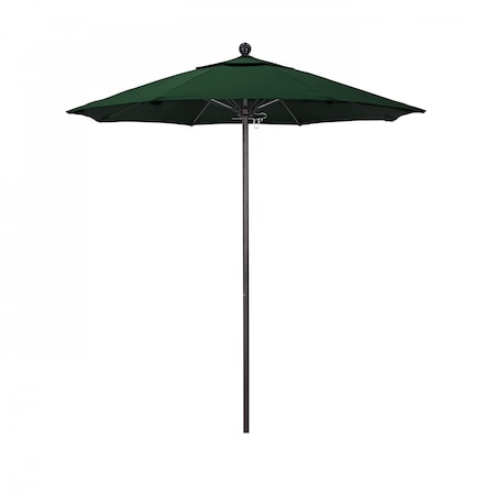 California Umbrella Patio Umbrella, Octagon, 96" H, Olefin Fabric, Hunter Green 194061004074
