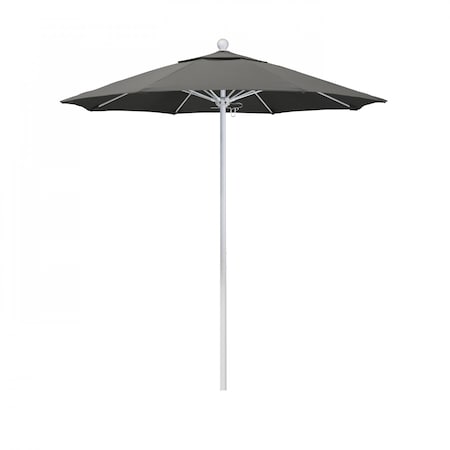 California Umbrella Patio Umbrella, Octagon, 96" H, Sunbrella Fabric, Charcoal 194061004555