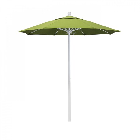 California Umbrella Patio Umbrella, Octagon, 96" H, Sunbrella Fabric, Parrot 194061004562