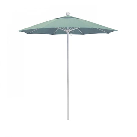 California Umbrella Patio Umbrella, Octagon, 96" H, Sunbrella Fabric, Spa 194061004616