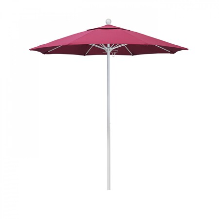California Umbrella Patio Umbrella, Octagon, 96" H, Sunbrella Fabric, Hot Pink 194061004760