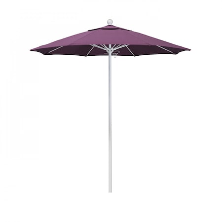 California Umbrella Patio Umbrella, Octagon, 96" H, Sunbrella Fabric, Iris 194061004876