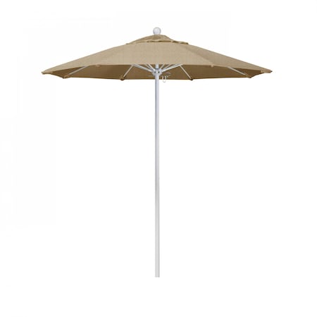 California Umbrella Patio Umbrella, Octagon, 96" H, Sunbrella Fabric, Linen Sesame 194061004906