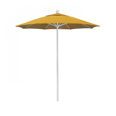 California Umbrella Patio Umbrella, Octagon, 96" H, Olefin Fabric, Lemon 194061004975