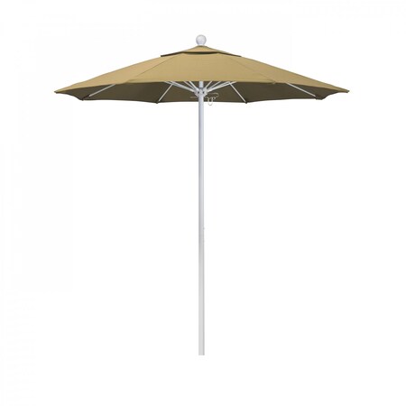 California Umbrella Patio Umbrella, Octagon, 96" H, Olefin Fabric, Champagne 194061005026