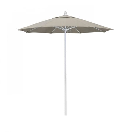 California Umbrella Patio Umbrella, Octagon, 96" H, Olefin Fabric, Woven Granite 194061005071