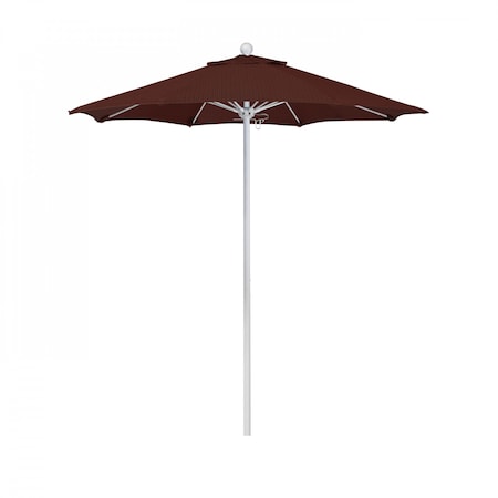 California Umbrella Patio Umbrella, White Aluminum Frame, 7-1/ 194061005101