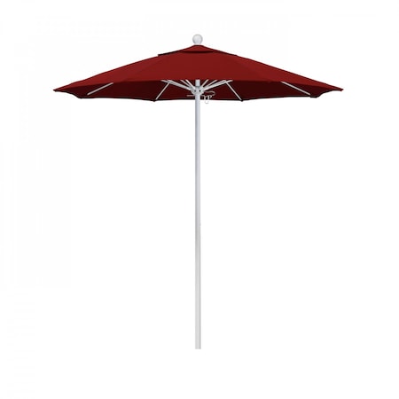 California Umbrella Patio Umbrella, Octagon, 96" H, Pacifica Fabric, Red 194061005125
