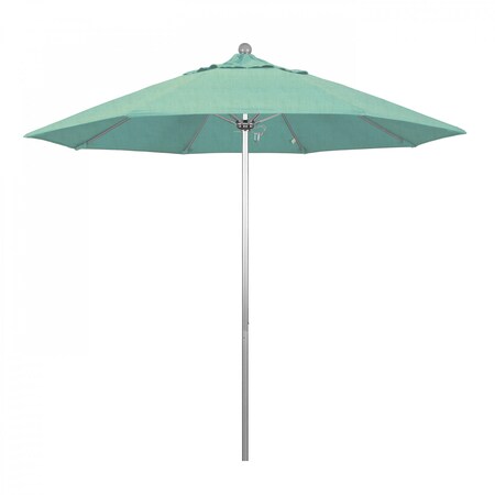 California Umbrella Patio Umbrella, Octagon, 103" H, Sunbrella Fabric, Spectrum Mist 194061005316