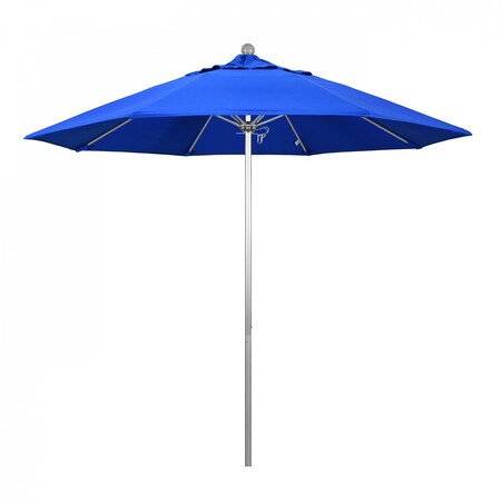 California Umbrella Patio Umbrella, Octagon, 103" H, Sunbrella Fabric, Pacific Blue 194061005378