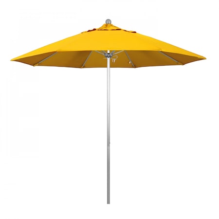 California Umbrella Patio Umbrella, Octagon, 103" H, Sunbrella Fabric, Sunflower Yellow 194061005606