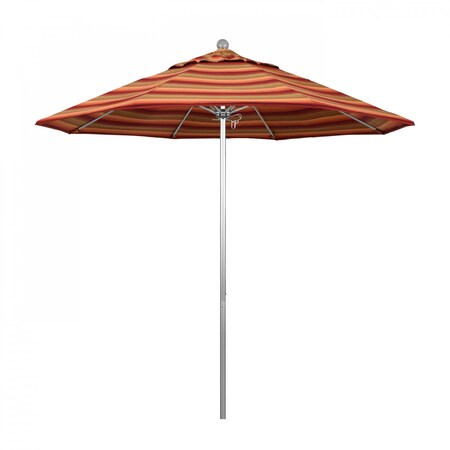 California Umbrella Patio Umbrella, Octagon, 103" H, Sunbrella Fabric, Astoria Sunset 194061005705