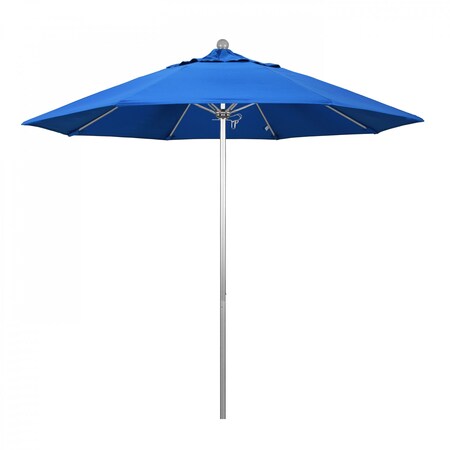 California Umbrella Patio Umbrella, Octagon, 103" H, Olefin Fabric, Royal Blue 194061005798