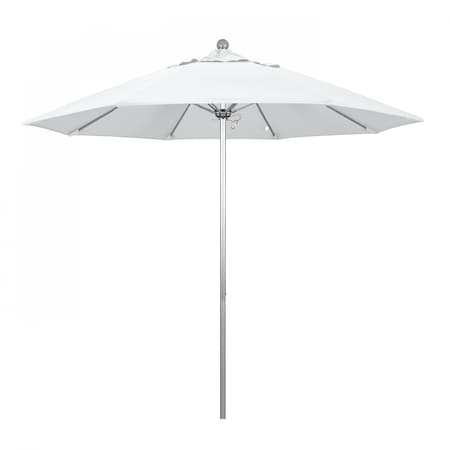 California Umbrella Patio Umbrella, Octagon, 103" H, Olefin Fabric, White 194061005804