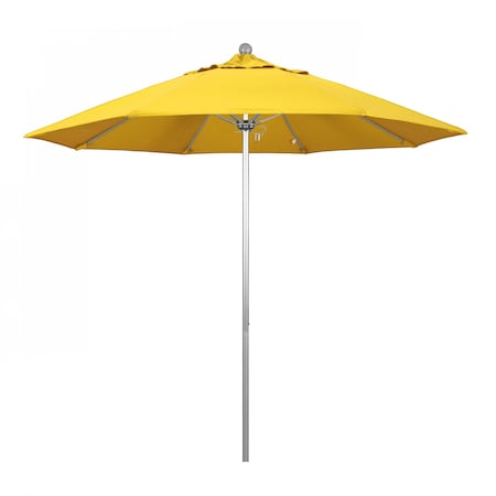 California Umbrella Patio Umbrella, Octagon, 103" H, Olefin Fabric, Lemon 194061005859