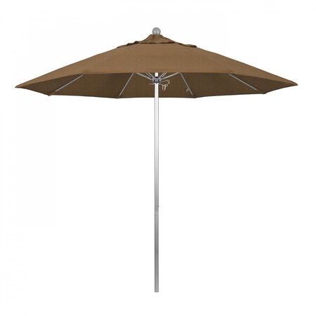 California Umbrella Patio Umbrella, Octagon, 103" H, Olefin Fabric, Woven Sesame 194061005941
