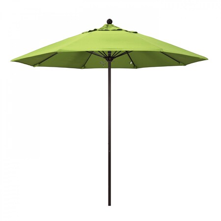 California Umbrella Patio Umbrella, Octagon, 103" H, Sunbrella Fabric, Parrot 194061006320