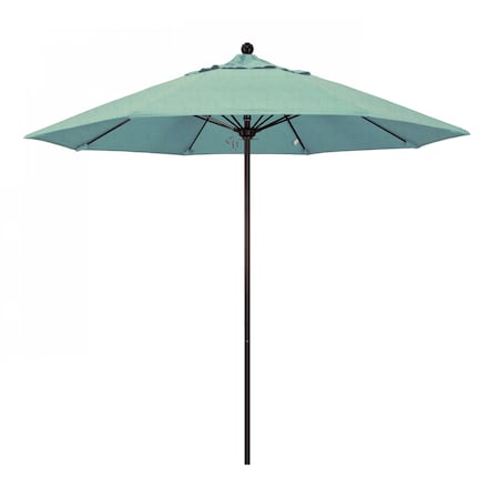 California Umbrella Patio Umbrella, Octagon, 103" H, Sunbrella Fabric, Spa 194061006375