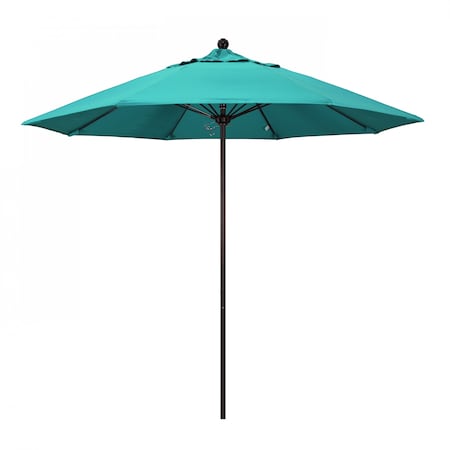California Umbrella Patio Umbrella, Octagon, 103" H, Sunbrella Fabric, Aruba 194061006405