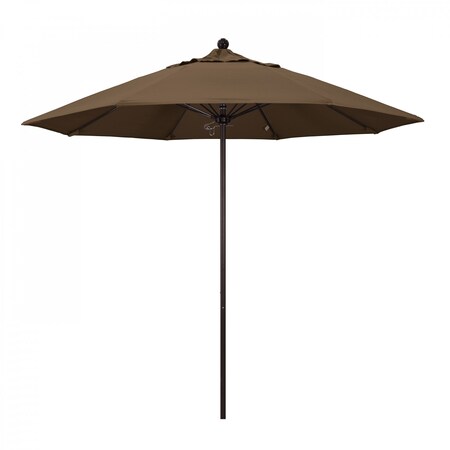 California Umbrella Patio Umbrella, Octagon, 103" H, Sunbrella Fabric, Cocoa 194061006436