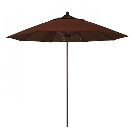 California Umbrella Patio Umbrella, Octagon, 103" H, Sunbrella Fabric, Bay Brown 194061006450