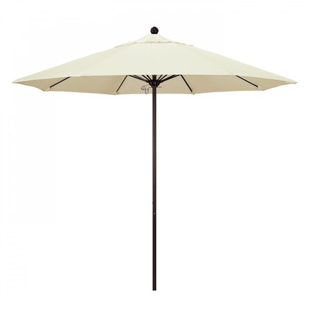 California Umbrella Patio Umbrella, Octagon, 103" H, Sunbrella Fabric, Canvas 194061006498