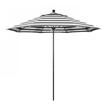 California Umbrella Patio Umbrella, Octagon, 103" H, Sunbrella Fabric, Cabana Classic 194061006658