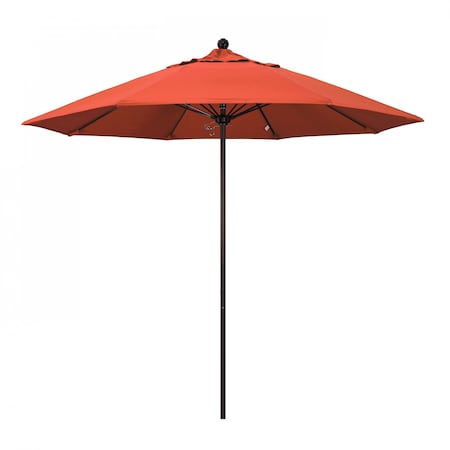California Umbrella Patio Umbrella, Octagon, 103" H, Olefin Fabric, Sunset 194061006771
