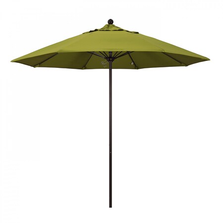 California Umbrella Patio Umbrella, Octagon, 103" H, Pacifica Fabric, Ginkgo 194061006955
