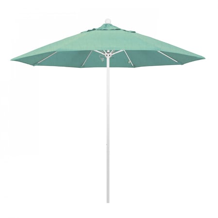 California Umbrella Patio Umbrella, Octagon, 103" H, Sunbrella Fabric, Spectrum Mist 194061007112