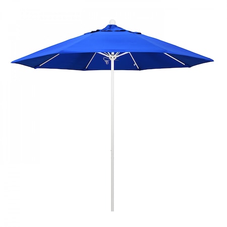 California Umbrella Patio Umbrella, Octagon, 103" H, Sunbrella Fabric, Pacific Blue 194061007174