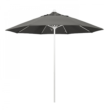 California Umbrella Patio Umbrella, Octagon, 103" H, Sunbrella Fabric, Charcoal 194061007211