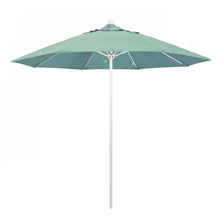 California Umbrella Patio Umbrella, Octagon, 103" H, Sunbrella Fabric, Spa 194061007273
