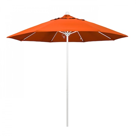 California Umbrella Patio Umbrella, Octagon, 103" H, Sunbrella Fabric, Melon 194061007297