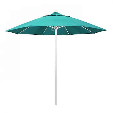 California Umbrella Patio Umbrella, Octagon, 103" H, Sunbrella Fabric, Aruba 194061007303