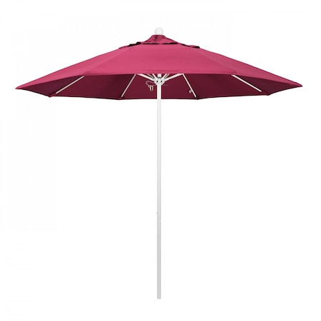 March Patio Umbrella, Octagon, 103" H, Sunbrella Fabric, Hot Pink ALTO908170-5462
