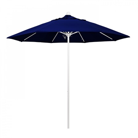 California Umbrella Patio Umbrella, Octagon, 103" H, Sunbrella Fabric, True Blue 194061007464